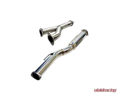 ISR Performance GT Single Exhaust w/ Burnt Tips Hyundai Genesis Coupe 3.8L 2010-2016 - IS-GT-GEN38-BT