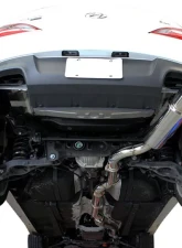 ISR Performance GT Single Exhaust w/ Burnt Tips Hyundai Genesis Coupe 3.8L 2010-2016                                     - IS-GT-GEN38-BT - Image 4