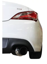 ISR Performance GT Single Exhaust w/ Burnt Tips Hyundai Genesis Coupe 3.8L 2010-2016                                     - IS-GT-GEN38-BT - Image 5