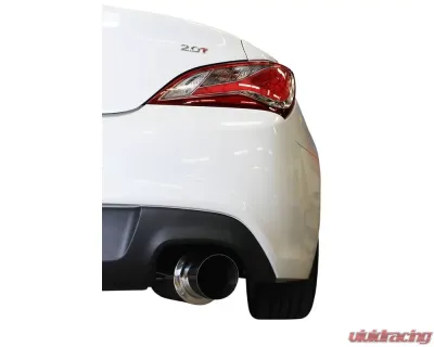 ISR Performance GT Single Exhaust w/ Burnt Tips Hyundai Genesis Coupe 3.8L 2010-2016 - IS-GT-GEN38-BT