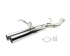 ISR Performance Series II - EP Dual Tip Blast Pipe Exhaust System -Non Resonated S13 Nissan 240sx 1989 1994