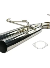 ISR Performance Series II - EP Dual Tip Blast Pipe Exhaust System - Resonated - Nissan 240sx 1995 1998                                     - IS-S2EPDR-S14 - Image 3
