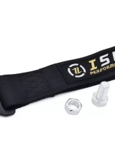 ISR Performance Universal Racing Tow Strap - Black                                     - IS-TS-BK - Image 3