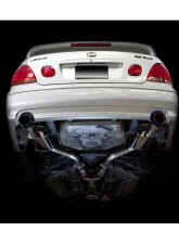 ISR Performance MBSE Dual Exhaust Catback System for Lexus GS300 1998-2005, Blue Tip                                     - IS-MBSE-GS3002G - Image 5