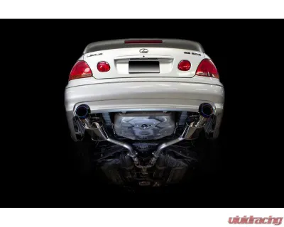 ISR Performance MBSE Dual Exhaust Catback System for Lexus GS300 1998-2005, Blue Tip - IS-MBSE-GS3002G