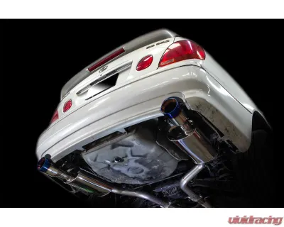 ISR Performance MBSE Dual Exhaust Catback System for Lexus GS300 1998-2005, Blue Tip - IS-MBSE-GS3002G