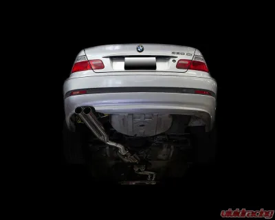 ISR Performance Series II EP Dual Resonated Catback Exhaust System BMW E46 Late 325 | 330 - IS-S2EPDR-E46-L