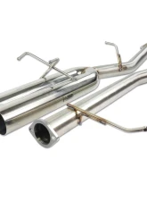 ISR Performance 4" EP (Straight Pipes) Dual Tip Exhaust Nissan 240sx S13 1989-1994                                     - IS-EPDual-S13BO - Image 2