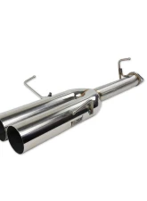 ISR Performance EP (Straight Pipes) Dual Tip Exhaust - 4" Nissan 240sx S14 1995-1998                                     - IS-EPDual-S14BO - Image 4