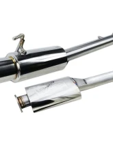 ISR Performance Single GT Exhaust With Burnt Tip Nissan 350Z                                     - IS-GT-350z-BT - Image 4
