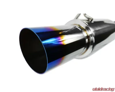 ISR Performance Single GT Exhaust With Burnt Tip Nissan 350Z - IS-GT-350z-BT