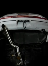 ISR Performance Series II EP Single Tip Blast Pipe Exhaust System Resonated Nissan 240sx S13 1989-1994                                     - IS-S2EPSR-S13 - Image 5