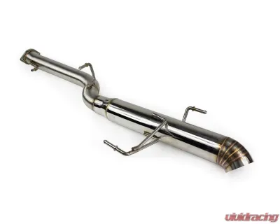 ISR Performance Series II EP Single Tip Blast Pipe Exhaust System -Resonated- Nissan 240sx S14 1995-1998 - IS-S2EPSR-S14