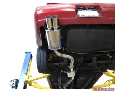 ISR Performance MB SE Type -E Dual Tip Exhaust Nissan 240sx S13 1989-1994 - IS-MBSE-S13-TE