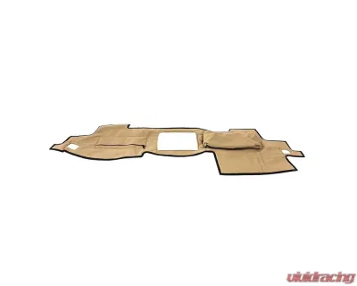 Escape Gear Traditional 100% Cotton Canvas Light Khaki Dash Cover w/ Center Speaker Toyota Land Cruiser 200 Series VX 2007+ - DP-TLC200-CC-LK