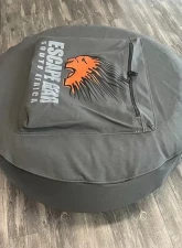 Escape Gear Poly-Cotton Tough Cotton Canvas Charcoal 29 inch Wheel Cover w/ Logo & Bag                                     - EGA-WC-29-PC-CH-WITH BAG - Image 7