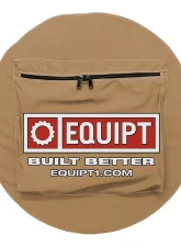 Escape Gear Traditional 100% Cotton Canvas Light Khaki 27 inch Plain Wheel Cover w/ Logo EGA-WC-27-CC-LK-PLAIN                                     - EGA-WC-27-CC-LK-PLAIN - Image 7