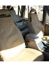 Escape Gear 60/40 Rear Bench & 2 Jumps Traditional 100% Cotton Canvas Grey 2 Fronts Seat Covers w/ Airbags Land Rover Discovery Series I 7 Seater 1989-1998                                     - LDY3-CC-GR - Image 4