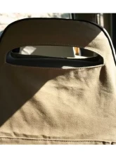 Escape Gear 60/40 Rear Bench & 2 Jumps Traditional 100% Cotton Canvas Grey 2 Fronts Seat Covers w/ Airbags Land Rover Discovery Series I 7 Seater 1989-1998                                     - LDY3-CC-GR - Image 8