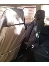 Escape Gear 2 Jumps & 60/40 Rear Bench w/ Armrests Traditional 100% Cotton Canvas Grey 2 Fronts Seat Covers w/ Airbags & Armrests Land Rover Discovery Series II 7 Seaters 1998-2004                                     - LDY8-CC-GR - Image 7