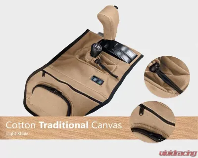 Escape Gear Traditional 100% Cotton Canvas Light Khaki Trans Cover Toyota FJ Cruiser 2007-2017 - TC-TFJ1-CC-LK
