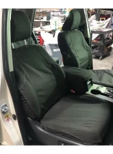 Escape Gear 60/40 Rear Bench w/ Armrest Traditional 100% Cotton Canvas Grey 2 Fronts Seat Covers w/ Airbags Toyota 4Runner 5th Gen 7 Seater 2009+                                     - TFR3-CC-GR** - Image 4