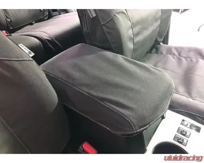 Escape Gear 60/40 Rear Bench w/ Armrest Traditional 100% Cotton Canvas Grey 2 Fronts Seat Covers w/ Airbags Toyota 4Runner 5th Gen 7 Seater 2009+ - TFR3-CC-GR**