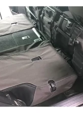 Escape Gear 60/40 Rear Bench w/ Armrest Traditional 100% Cotton Canvas Grey 2 Fronts Seat Covers w/ Airbags Toyota 4Runner 5th Gen 7 Seater 2009+                                     - TFR3-CC-GR** - Image 10