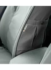 Escape Gear 60/40 Rear Bench w/ Armrest Traditional 100% Cotton Canvas Grey 2 Fronts Seat Covers w/ Airbags Toyota 4Runner 5th Gen 7 Seater 2009+                                     - TFR3-CC-GR** - Image 11