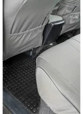 Escape Gear 60/40 Rear Bench w/ Armrest Traditional 100% Cotton Canvas Grey 2 Fronts Seat Covers w/ Airbags Toyota 4Runner 5th Gen 7 Seater 2009+                                     - TFR3-CC-GR** - Image 12