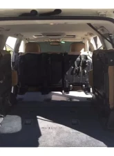 Escape Gear 2 Third Row Jumps | 60/40 Rear Bench | 40/20/40 Rear Backrest with Armrests Traditional 100% Cotton Canvas Grey 2 Fronts Seat Covers w/ Airbags Toyota Land Cruiser 200 Series VX 2015+                                     - TLC48-CC-GR - Image 13