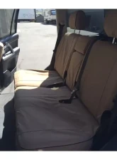 Escape Gear 2 Third Row Jumps | 60/40 Rear Bench | 40/20/40 Rear Backrest with Armrests Traditional 100% Cotton Canvas Grey 2 Fronts Seat Covers w/ Airbags Toyota Land Cruiser 200 Series VX 2015+                                     - TLC48-CC-GR - Image 7