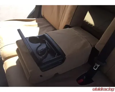 Escape Gear 2 Third Row Jumps | 60/40 Rear Bench | 40/20/40 Rear Backrest with Armrests Traditional 100% Cotton Canvas Grey 2 Fronts Seat Covers w/ Airbags Toyota Land Cruiser 200 Series VX 2015+ - TLC48-CC-GR