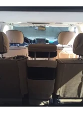 Escape Gear 2 Third Row Jumps | 60/40 Rear Bench | 40/20/40 Rear Backrest with Armrests Traditional 100% Cotton Canvas Grey 2 Fronts Seat Covers w/ Airbags Toyota Land Cruiser 200 Series VX 2015+                                     - TLC48-CC-GR - Image 10