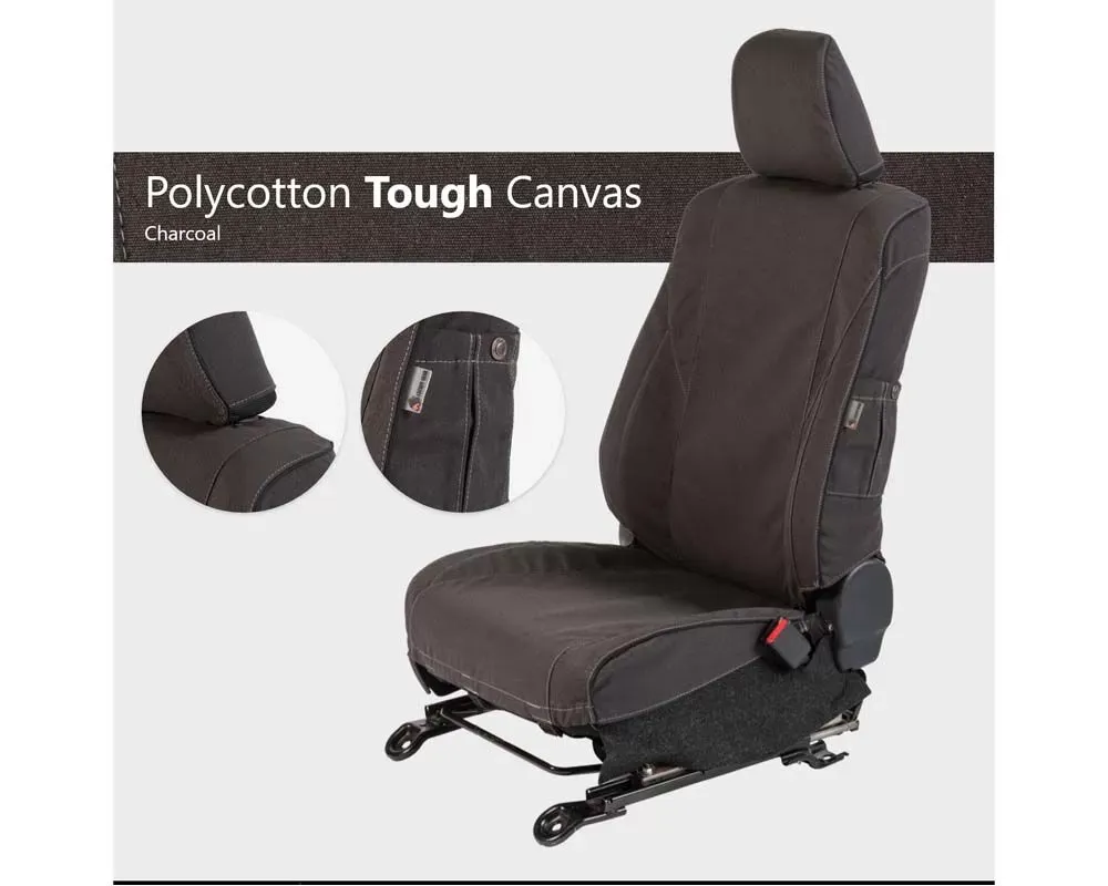 Escape Gear 5 Seater - 2 Front Seat Covers| 50/50 Rear Bench with Armrests Toyota Land Cruiser 80 Series VX - TLC10-PC-CH