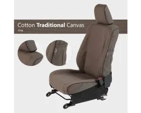 Escape Gear 2 Front Seat Covers| Solid Rear Bench without Bench Headrests Toyota Land Cruiser 80 Series GX