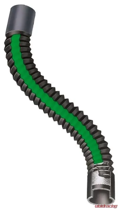 Gates Green Stripe Heavy-Duty Vulco-Flex Coolant Hose - 26532