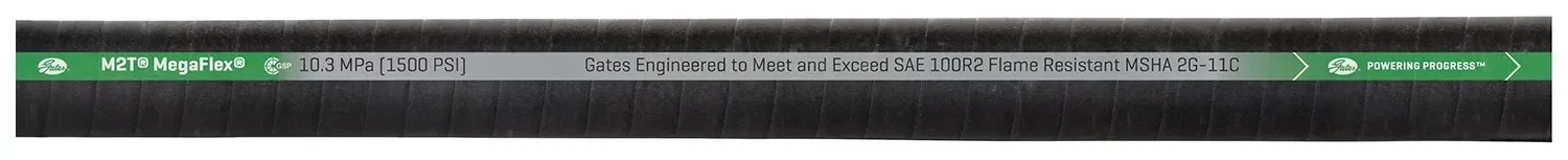 Gates M2T MegaFlex 2-Wire Braid Hose - SAE 100R16 - 80304