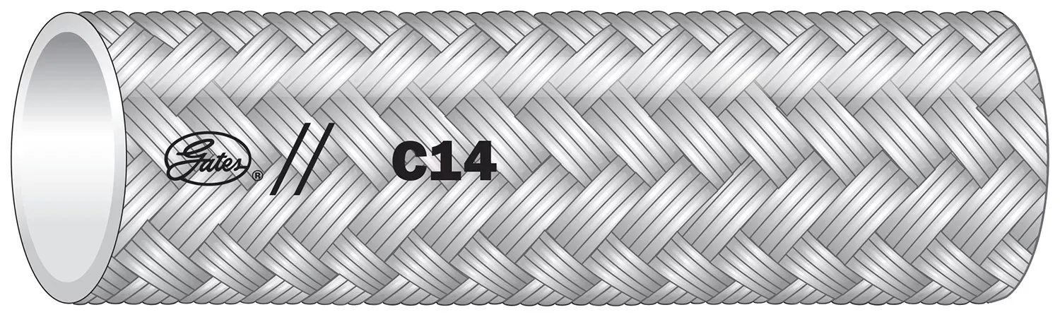 Gates C14 PTFE Hose - SAE100R14 Type A - Non-Conductive - 85701