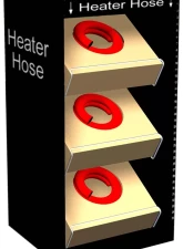 Gates Heater Hose Merchandiser (Bottom Section Display only)                                     - 91160 - Image 2