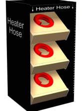Gates Heater Hose Merchandiser (Bottom Section Display only)                                     - 91160 - Image 2