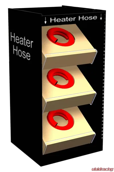 Gates Heater Hose Merchandiser (Bottom Section Display only) - 91160