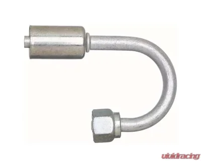 Gates Female SAE Tube O-Ring Nut - 180 Bent Tube - Aluminum (PolarSeal ACA) - G45610-0606