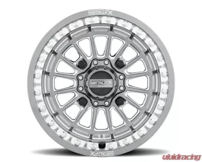 Metal FX Offroad Delta Beadlock Wheel 15x7 4x136 | 4x137 25mm Gunmetal Contrast Cut - 78303
