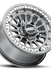 Metal FX Offroad Delta Beadlock Wheel 15x7 4x136 | 4x137 25mm Gunmetal Contrast Cut                                     - 78303 - Image 3