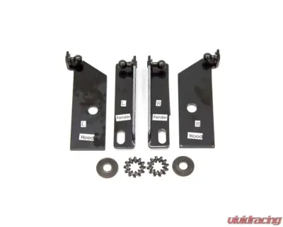 Carbon Reproductions Carbon Kevlar Hood Damper Kit Red Scion FR-S|Subaru BRZ|Toyota 86 2013-2020 - HDP-FT86-KF-RB