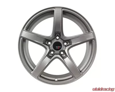 Option Lab Wheels R555 Wheel 18x8.5 5x114.3 35mm Noble Grey - OPLL55-88565-35-MGM