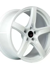 Option Lab Wheels R555 Wheel 18x9.5 5x114.3 38mm Onyx White                                     - OPLL55-89565-38-WHT - Image 3