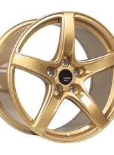 Option Lab Wheels R555 Wheel 18x9.5 5x114.3 38mm Top Secret Gold                                     - OPLL55-89565-38-GLD - Image 3