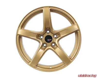 Option Lab Wheels R555 Wheel 18x9.5 5x114.3 38mm Top Secret Gold - OPLL55-89565-38-GLD